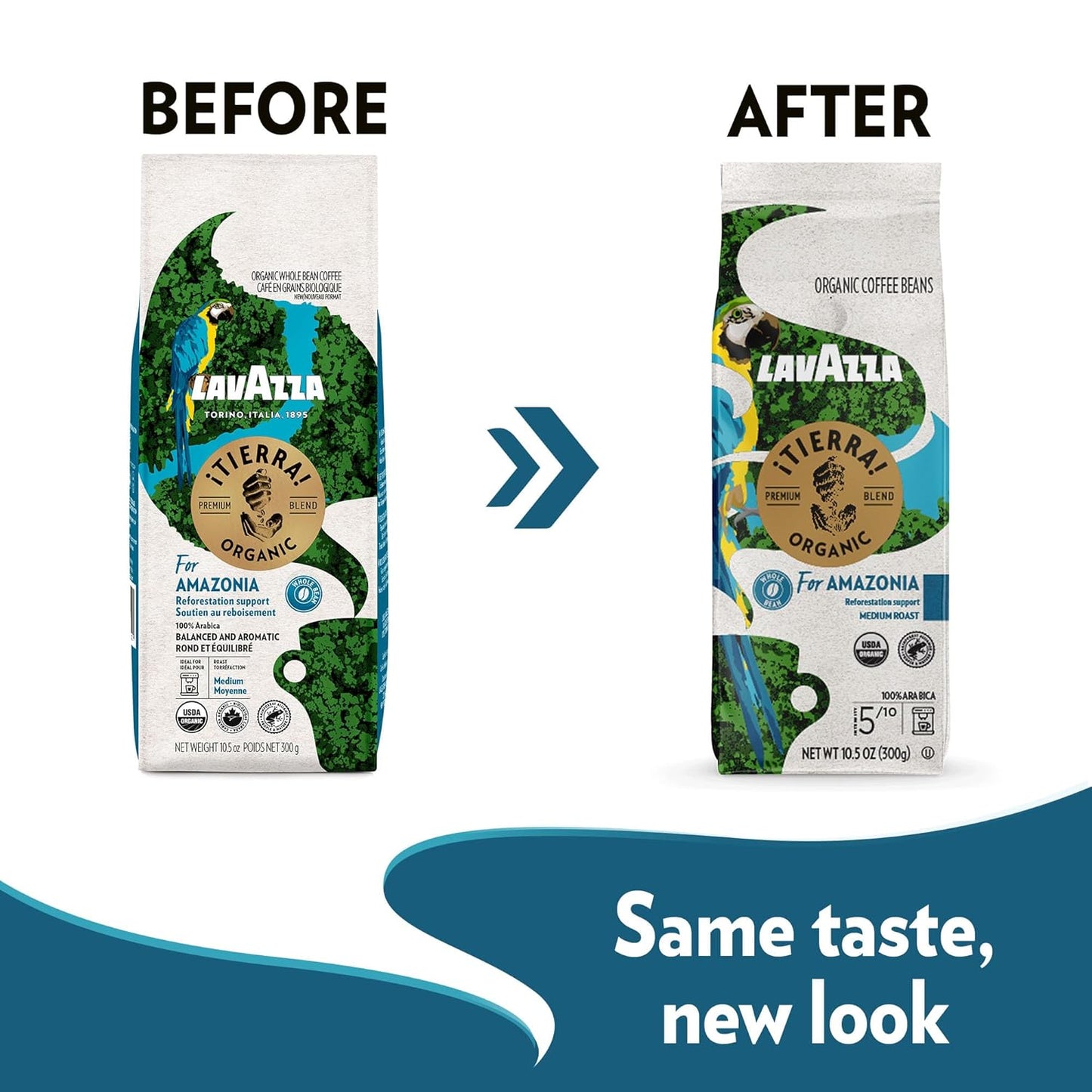 organic-lavazza-tierra-amazonia-whole-bean-coffee-105-oz-bag---medium-roast-with-balanced-aromatic-notes---fruity-and-floral---packaging-varies-4