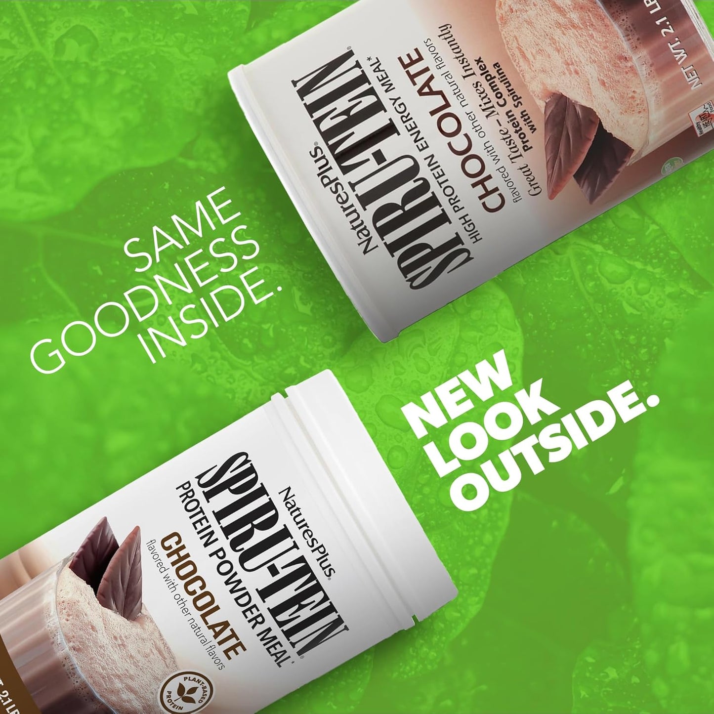 plant-based-chocolate-spirulina-protein-shake---21-lbs-powder-for-energy-meal-replacement---vegetarian-gluten-free---34-servings-2