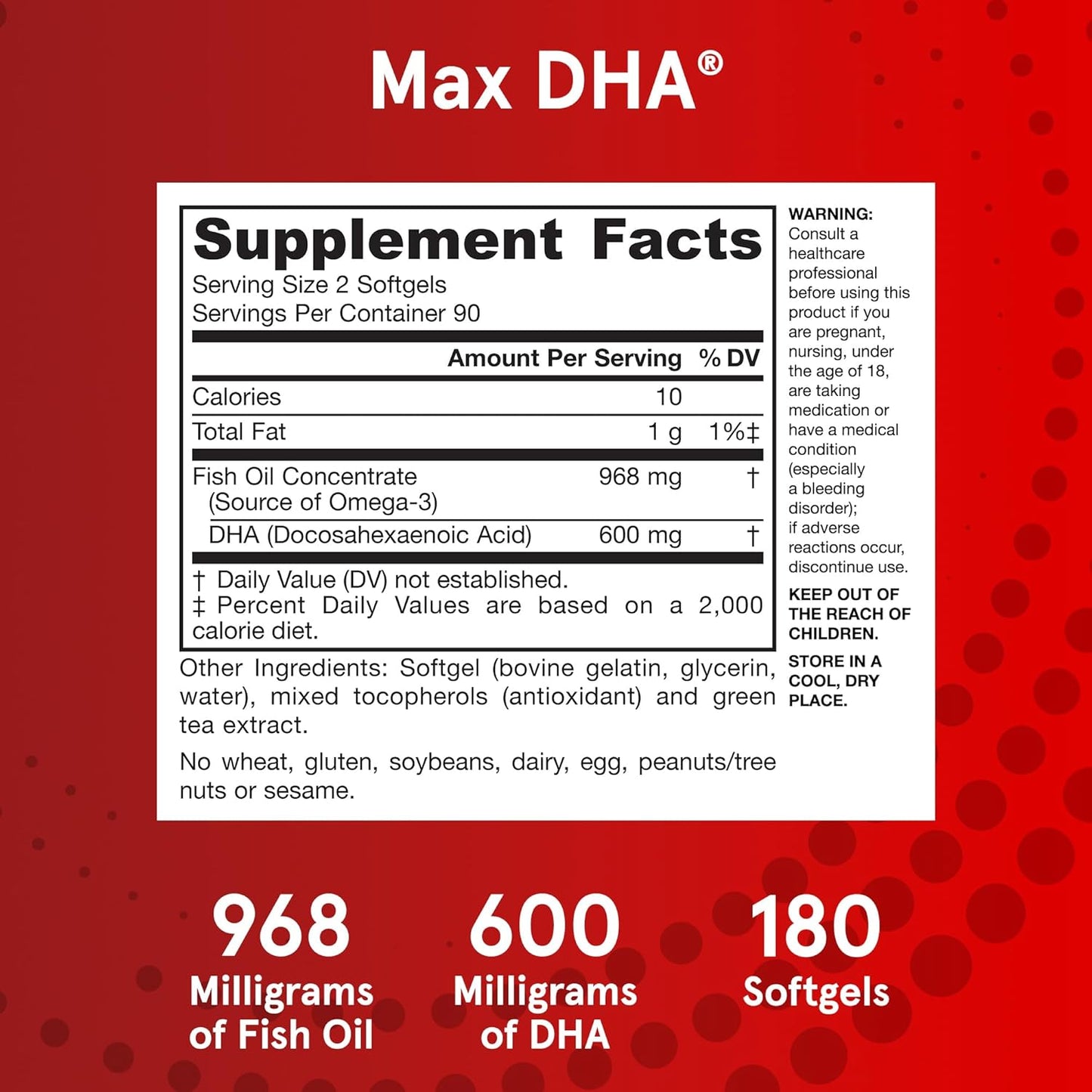 high-purity-fish-oil-supplement-for-brain-eye-health---180-softgels-with-omega-3-fatty-acids-dha---jarrow-formulas-maxdha---90-servings-6