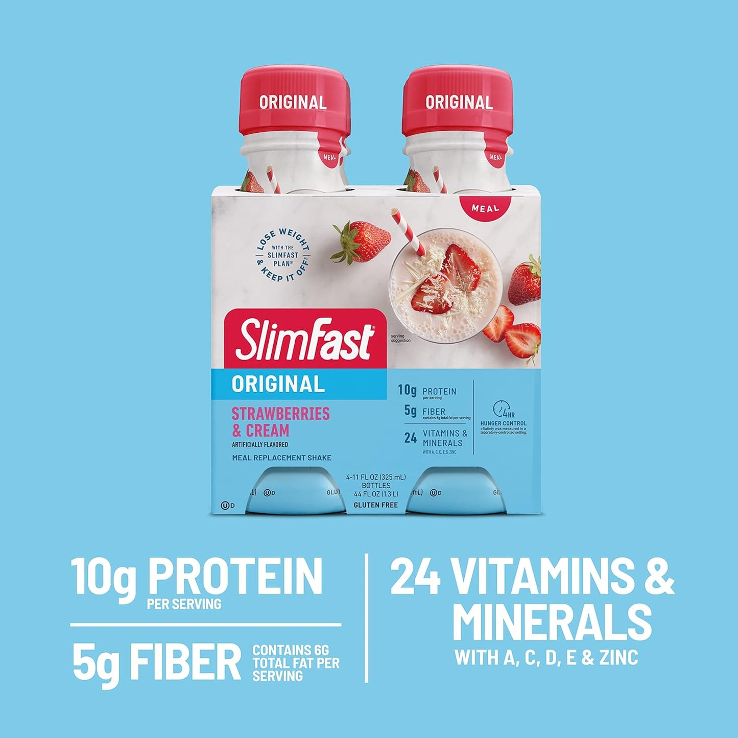 slimfast-original-strawberries-cream-meal-replacement-shake---4-pack-10g-protein-11-fl-oz-bottle---ready-to-drink-for-weight-loss-5