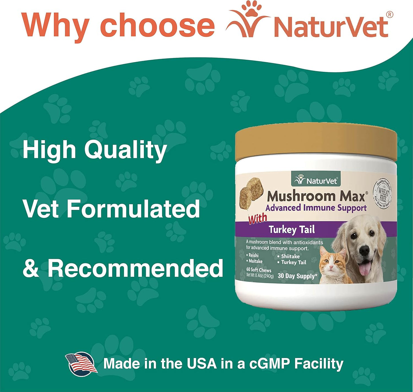 naturvet-mushroom-max-immune-support-supplement-for-dogs---enhances-immunity-boosts-overall-health---with-shiitake-reishi-turkey-tail---60-count-4