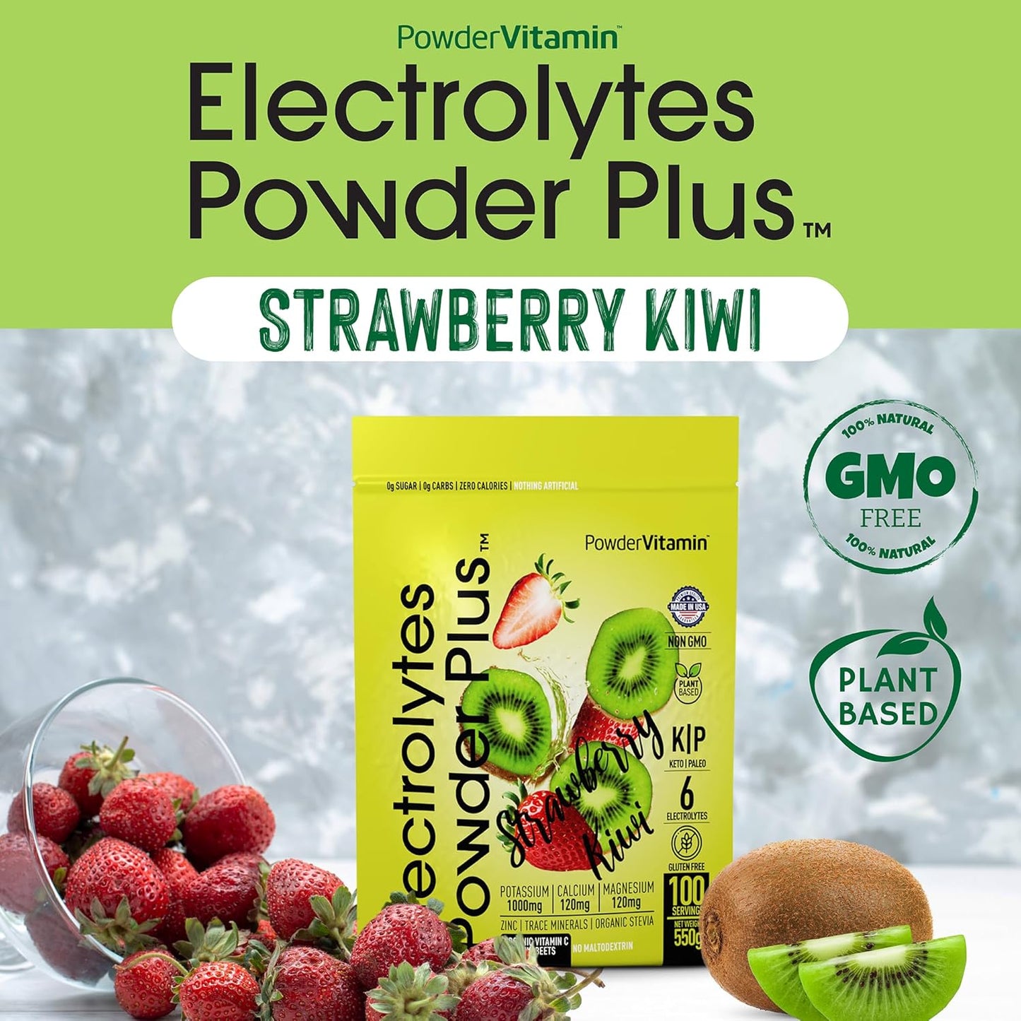 strawberry-kiwi-electrolyte-powder---100-servings-zero-calorie-keto-hydration-powder-with-1000mg-potassium-120mg-calcium-120mg-magnesium---no-sugar-or-maltodextrin-7