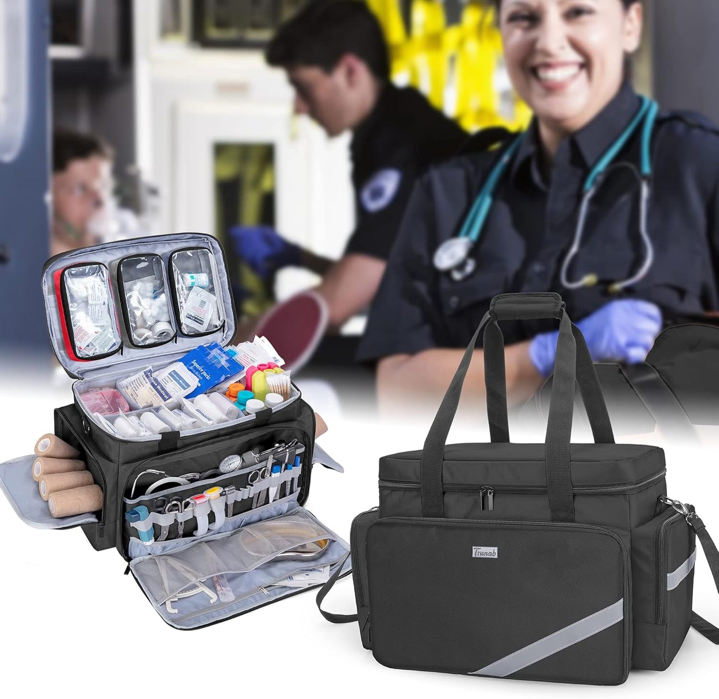 professional-empty-first-aid-bag-with-inner-dividers-and-anti-slip-bottom---ideal-for-emt-ems-paramedics---trunab-emergency-responder-trauma-bag-7