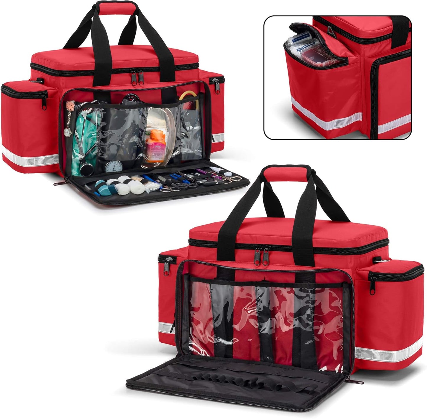 professional-emergency-responder-trauma-bag---red-first-aid-kit-storage-medical-bag-for-emt-ems-paramedics---empty-bag-with-inner-dividers-and-scratch-resistant-bottom-3