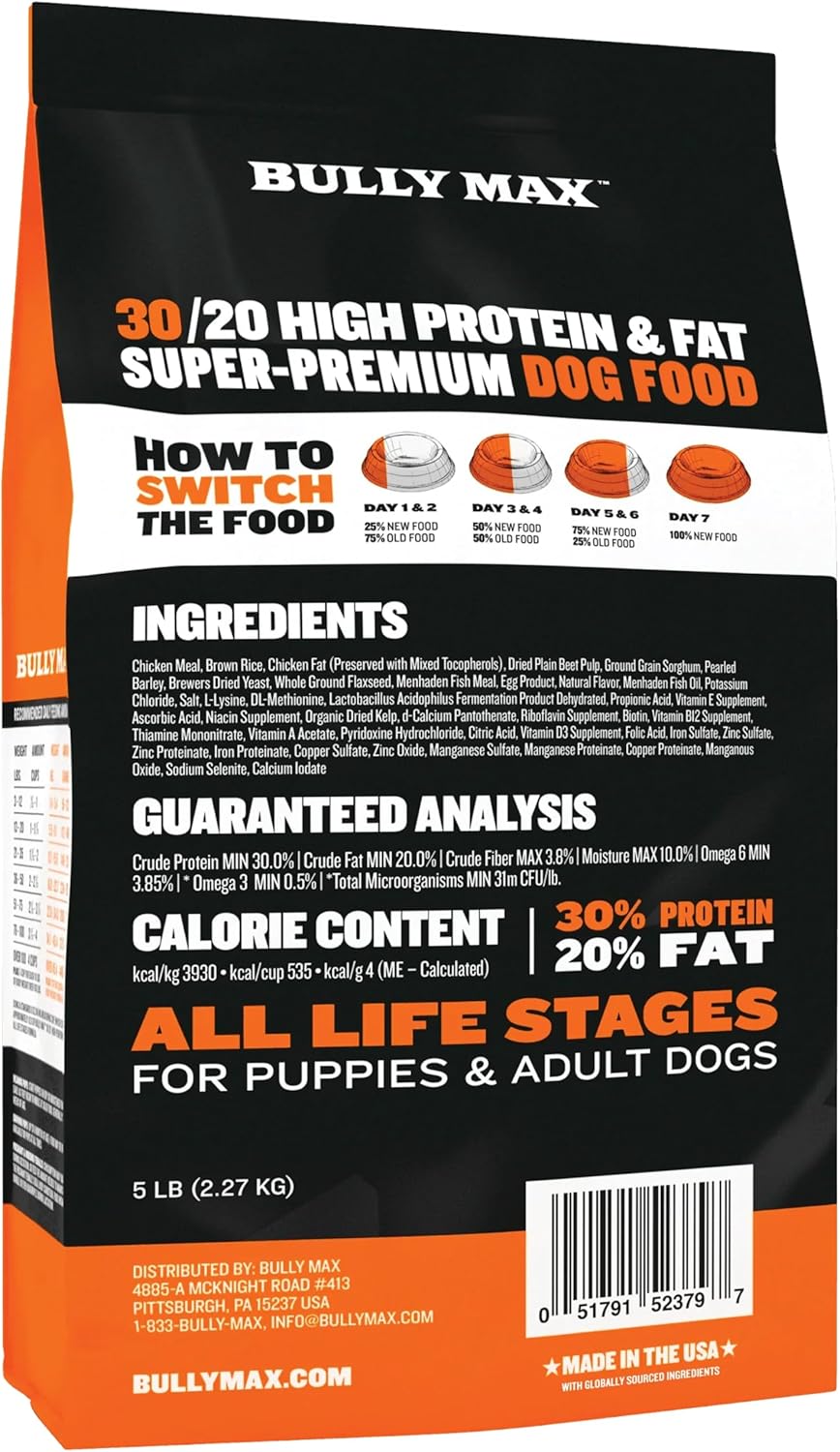 high-protein-premium-dry-dog-food-for-all-ages---bully-max-high-performance-natural-puppy-food-for-small-large-breed-puppies-adult-dogs-15-lb-bag-5