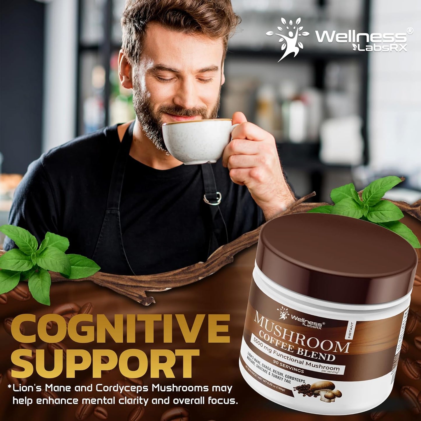 organic-mushroom-coffee-blend-with-lions-mane-chaga-reishi---colombian-keto-coffee-with-7-superfood-mushrooms---wellness-labsrx-90-servings-7