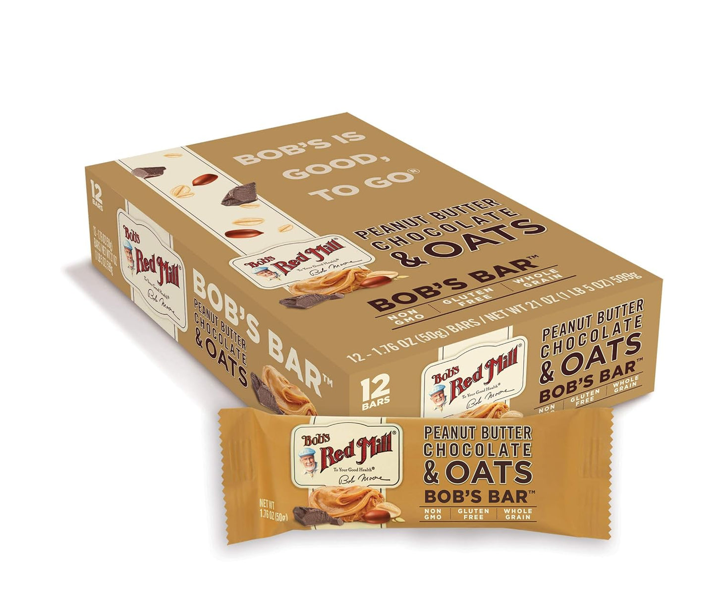 bobs-red-mill-peanut-butter-chocolate-oats-bar-12-pack---non-gmo-gluten-free-kosher-bars---12-bars-2