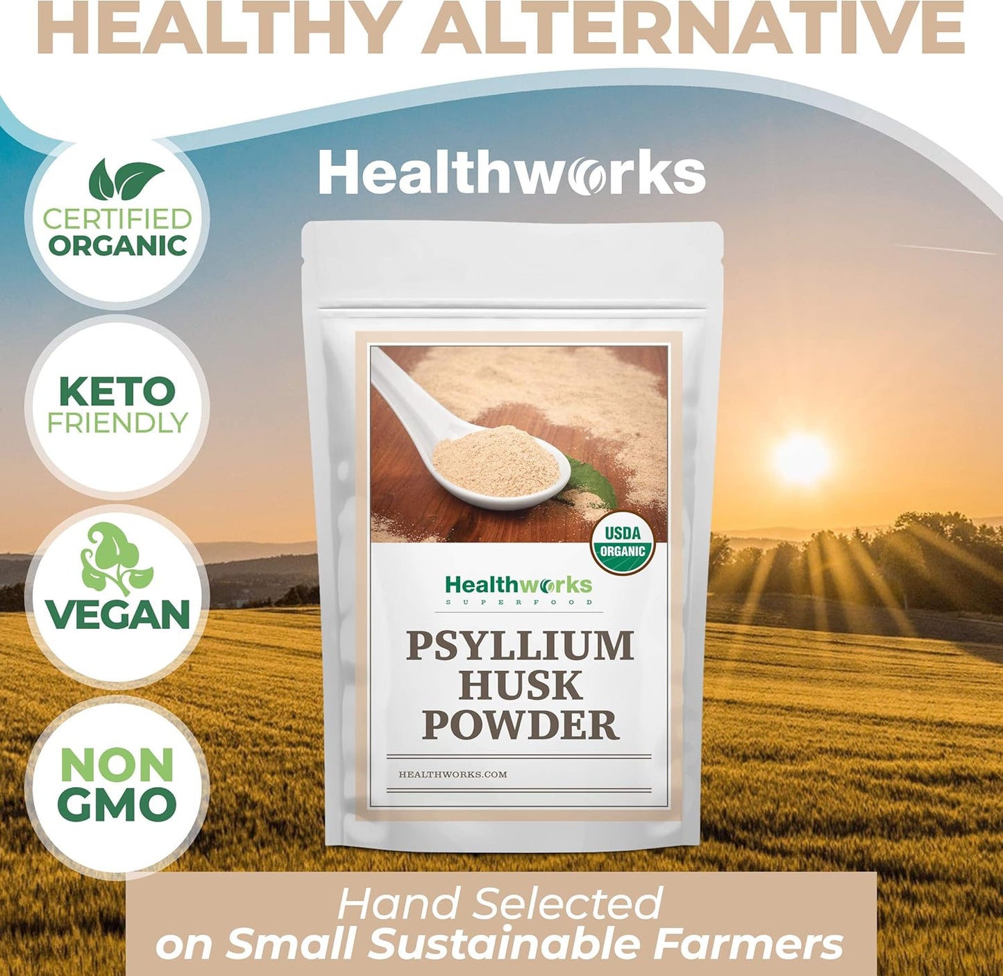 16oz-healthworks-psyllium-husk-powder---raw-organic-fiber-supplement-from-india---keto-vegan-friendly---non-gmo-support-6