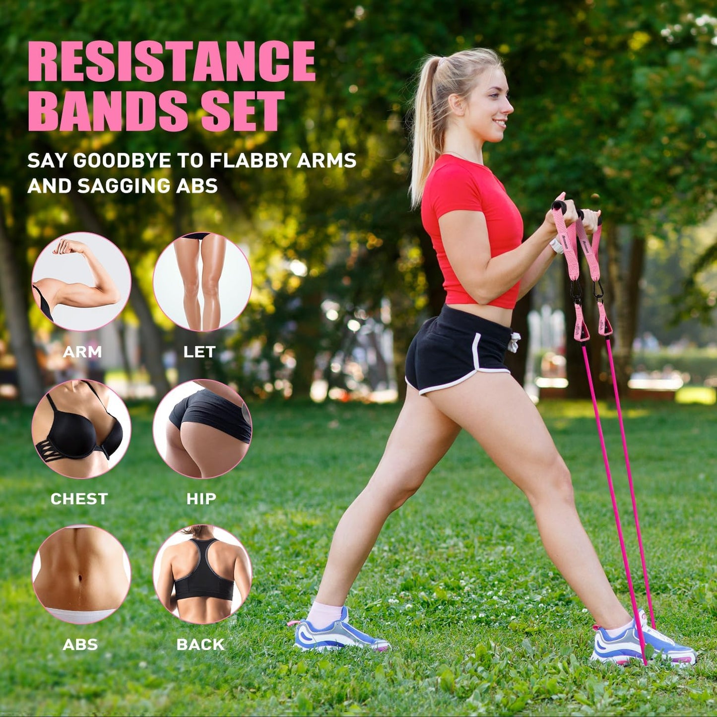 resistance-bands-with-handles-for-women---exercise-equipment-for-home-gym-training-bands-with-door-anchor-and-ankle-straps---ideal-for-fitness-and-physical-therapy-2
