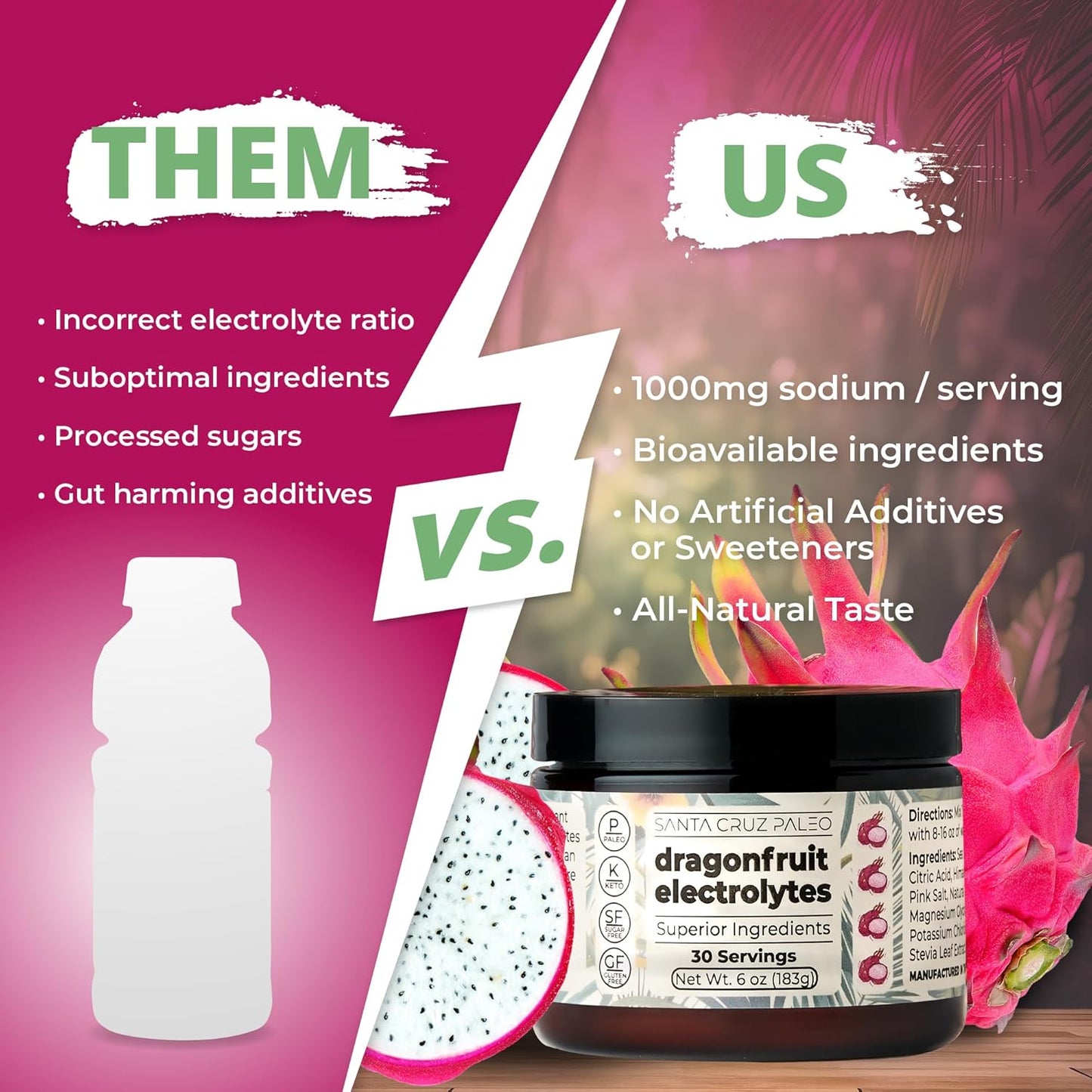 santa-cruz-dragonfruit-paleo-electrolyte-powder---sugar-free-30-servings-with-himalayan-sea-salt-magnesium-potassium-4