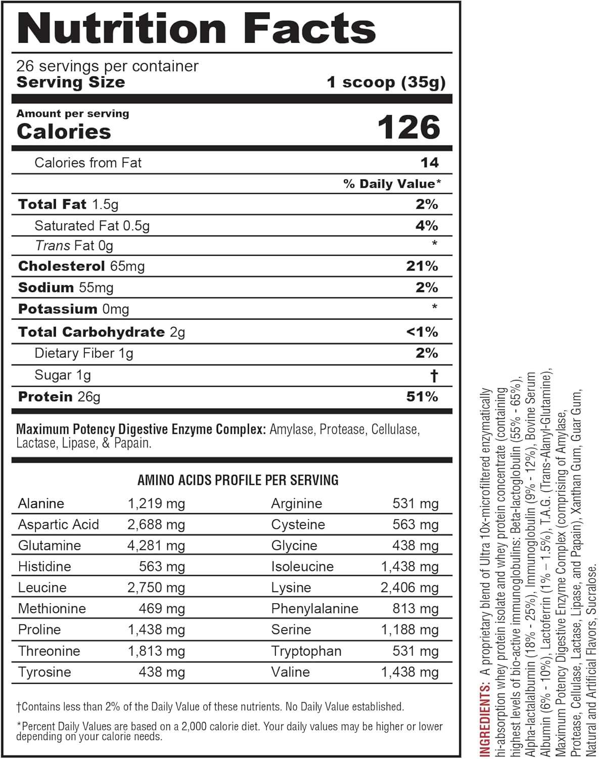 protizyme-banana-creme-whey-protein-powder---high-protein-low-carb-low-fat-with-digestive-enzymes---2-pound-container---includes-24-essential-vitamins-and-minerals-2
