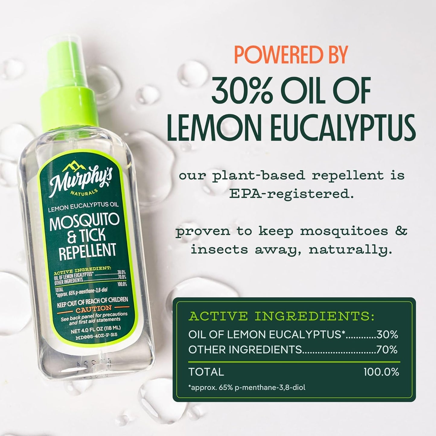 murphys-naturals-lemon-eucalyptus-oil-insect-repellent-spray---deet-free-plant-based-formula---mosquito-and-tick-repellent-for-skin-and-gear---4-ounce-pump-spray---2-pack-5