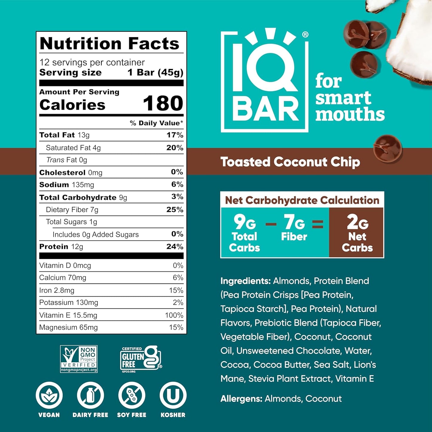 toasted-coconut-chip-iqbar-plant-protein-bars---12-count-low-carb-snacks---gluten-free-high-fiber-vegan---low-sugar-meal-replacement-4