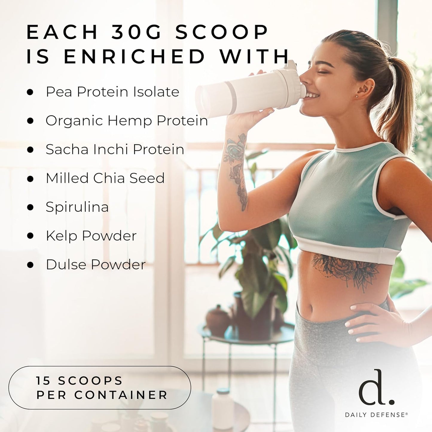 454g-plant-based-vanilla-protein-powder-with-21g-vegan-protein-per-scoop---daily-defense-protein-powder-for-women-men---15-servings-low-sugar-vegan-protein-powder-4