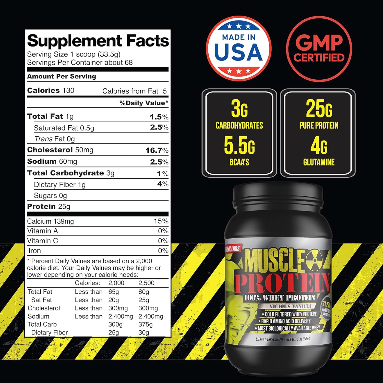 chocolate-flavored-muscle-whey-protein-powder-25000mg-amino-acids-cold-filtered-5-lbs-pack---colossal-labs-3