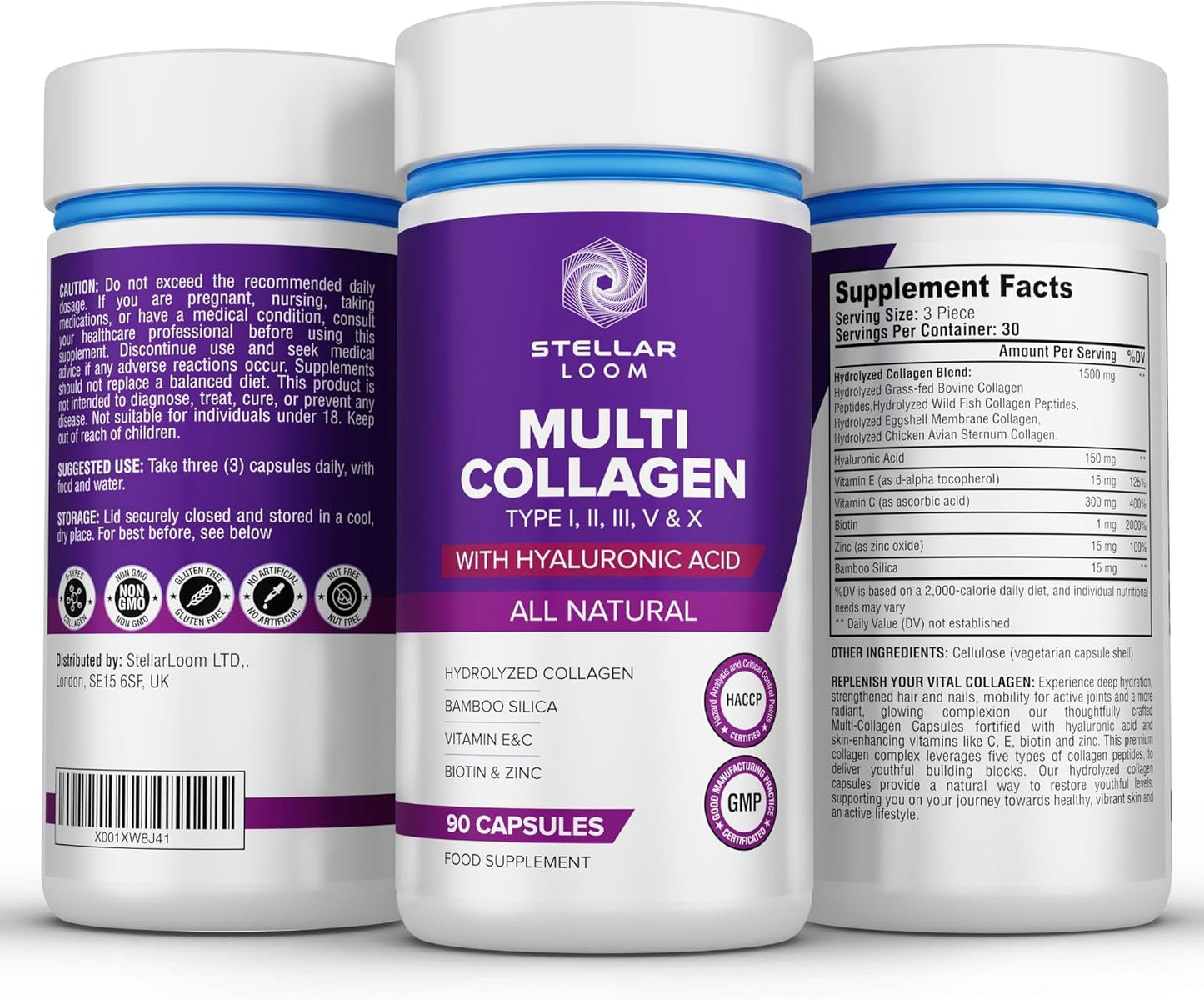 hydrolyzed-multi-collagen-protein-capsules-with-hyaluronic-acid---1500mg-types-i-ii-iii-v-x-vitamin-e-c-biotin-zinc-bamboo-silica-hydrating-smoothing-non-gmo---90-capsules-7