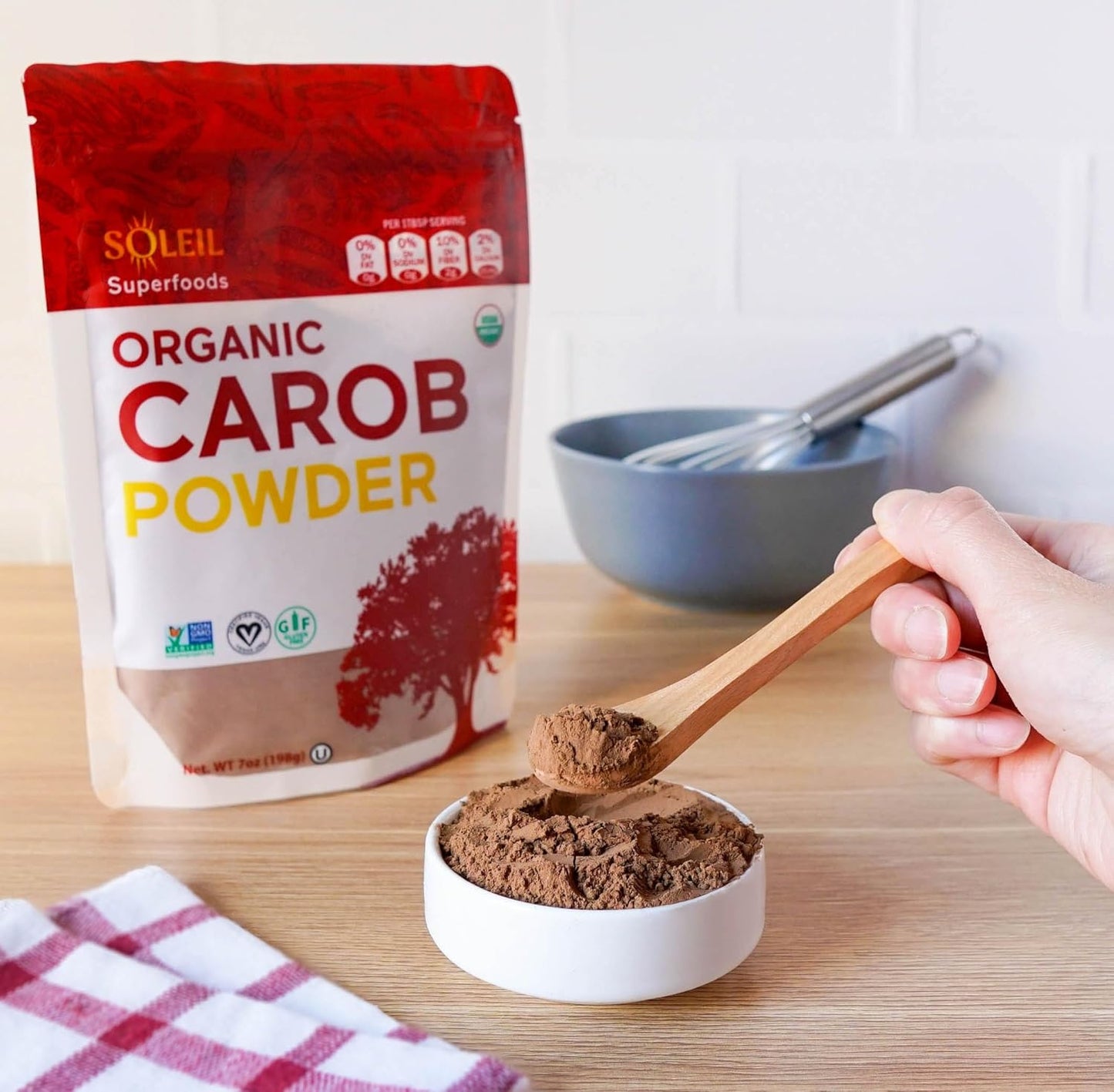 organic-carob-powder-by-soleil-foods---vegan-superfood-high-in-fiber-caffeine-free-gluten-free-non-gmo-kosher-certified-88oz-3