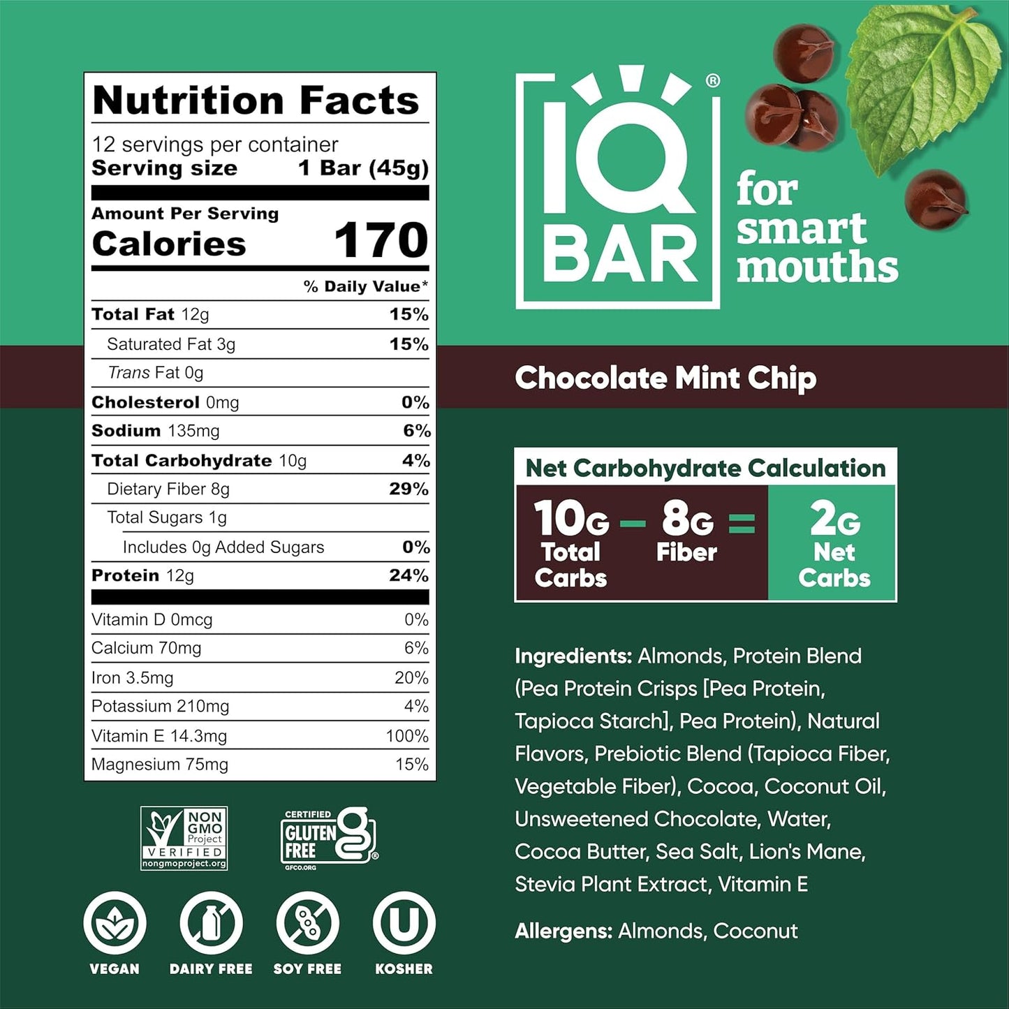 chocolate-mint-chip-iqbar-plant-protein-bars---12-count-low-carb-gluten-free-high-fiber-vegan-snacks-with-low-sugar---brain-and-body-boosting-meal-replacement-4