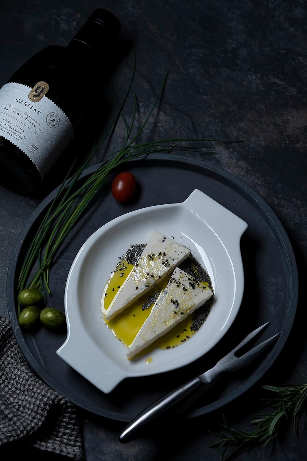 Organic Garisar Arbequina Olive Oil - Premium Extra Virgin, High Polyphenol (>600 ppm), Low Acidity (0.2%), Cold Pressed, NYIOOC Gold Medal Winner - 1 Pack - Espot.com.au