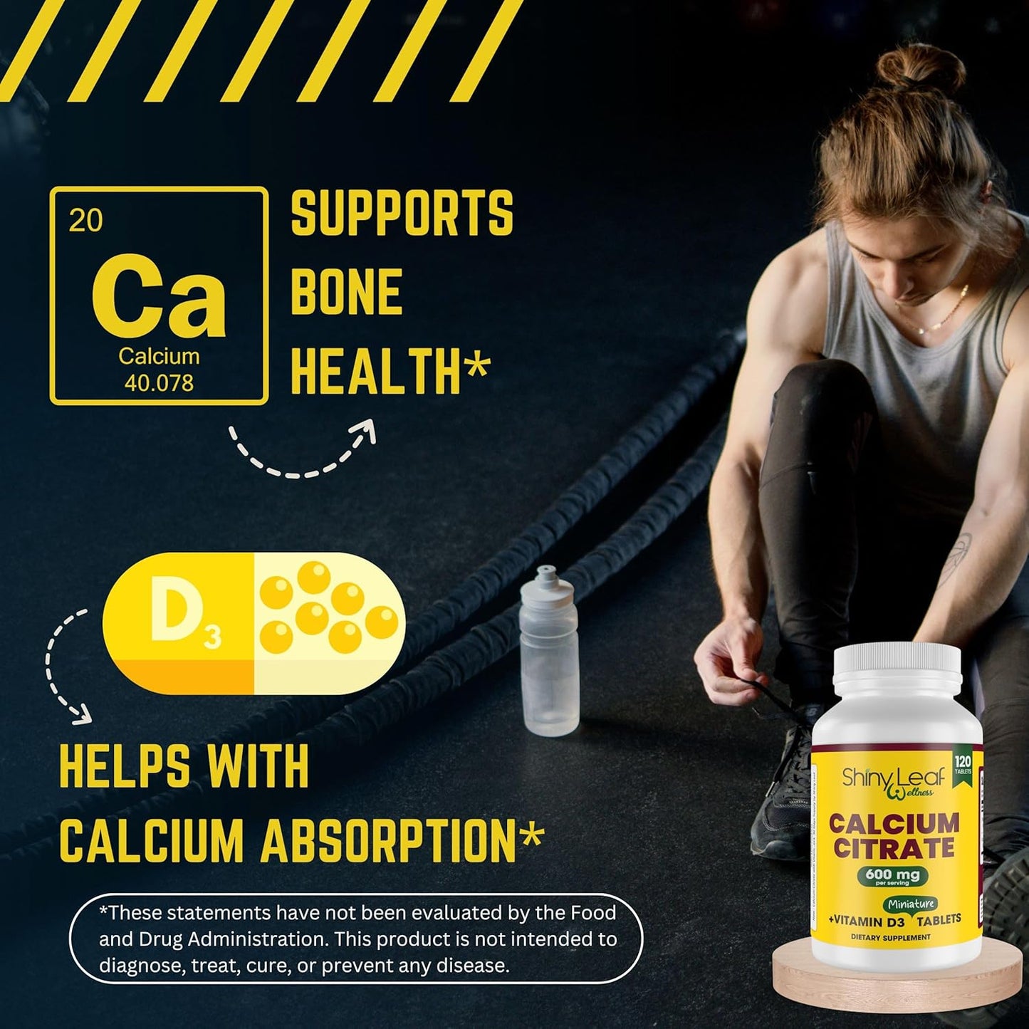 unflavored-mini-calcium-citrate-600mg-tablets-with-vitamin-d3-for-women-and-men---easy-swallow-supplement-for-strong-bones---60-day-supply-by-shiny-leaf-5