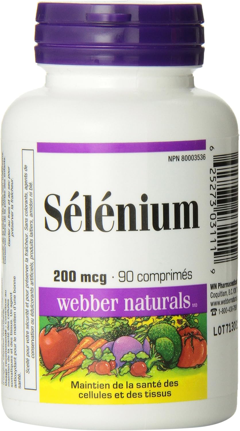 Selenium 200 mcg Supplement by Webber Naturals - Immune Support and Antioxidant Boost - Espot.com.au