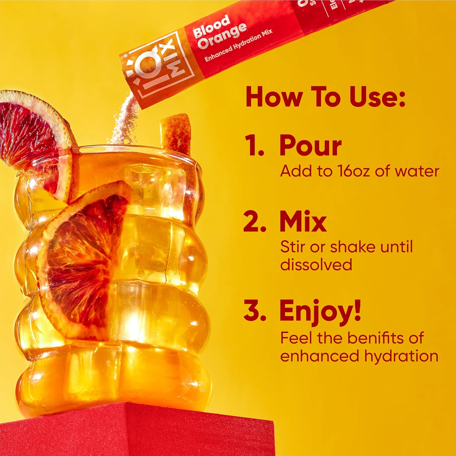 iqbar-iqmix-electrolyte-powder-packets---sugar-free-hydration-supplement-drink-mix-with-keto-electrolytes-lions-mane-magnesium-and-potassium---blood-orange-flavor---20-packets-9