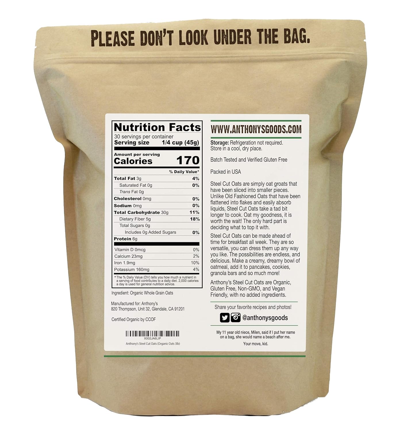 3-lb-organic-gluten-free-irish-steel-cut-oats---non-gmo-whole-grain-oatmeal-by-anthony-3