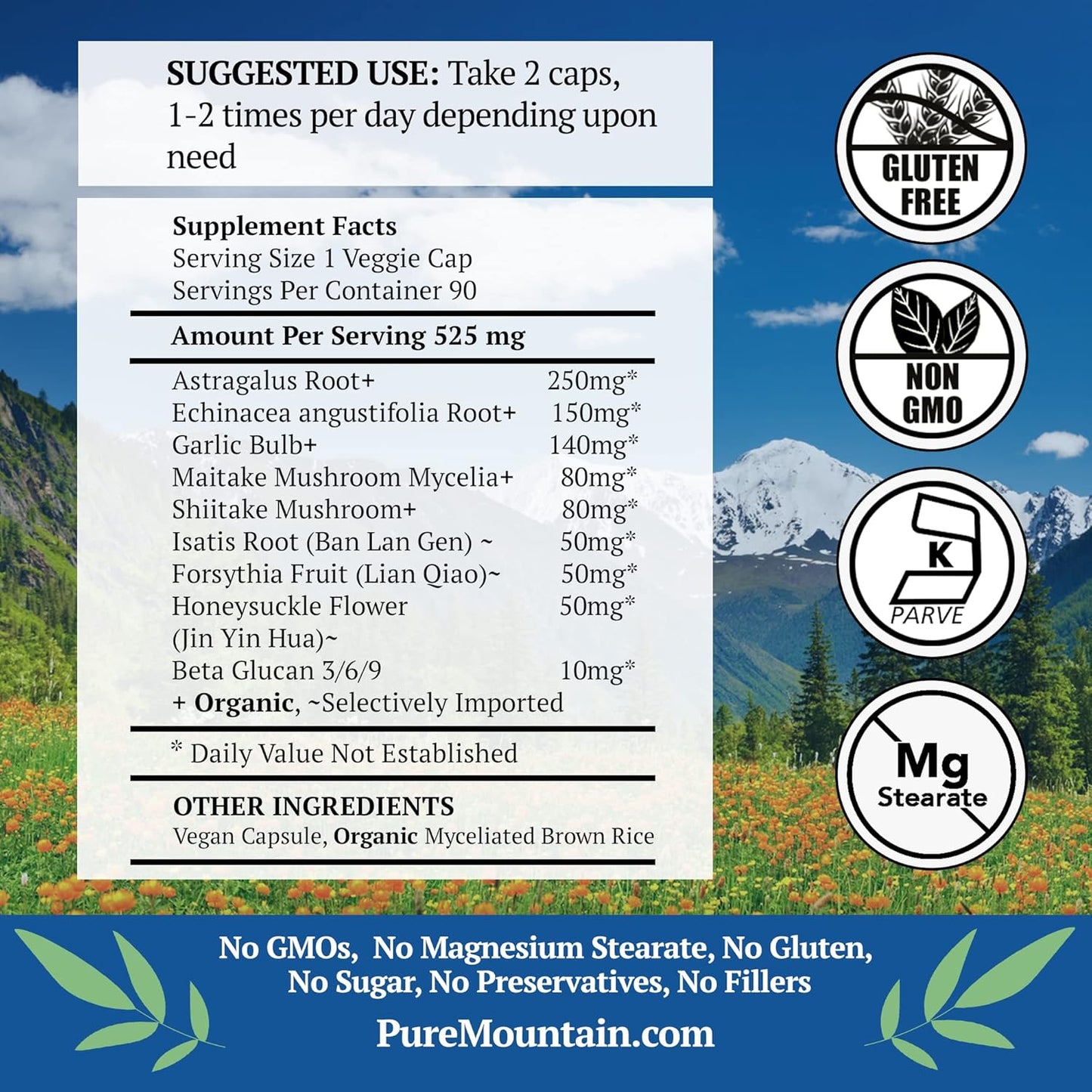 organic-immuno-well-rx-capsules-with-astragalus-echinacea-garlic-shiitake-mushroom-and-beta-glucan---pure-mountain-botanicals-2
