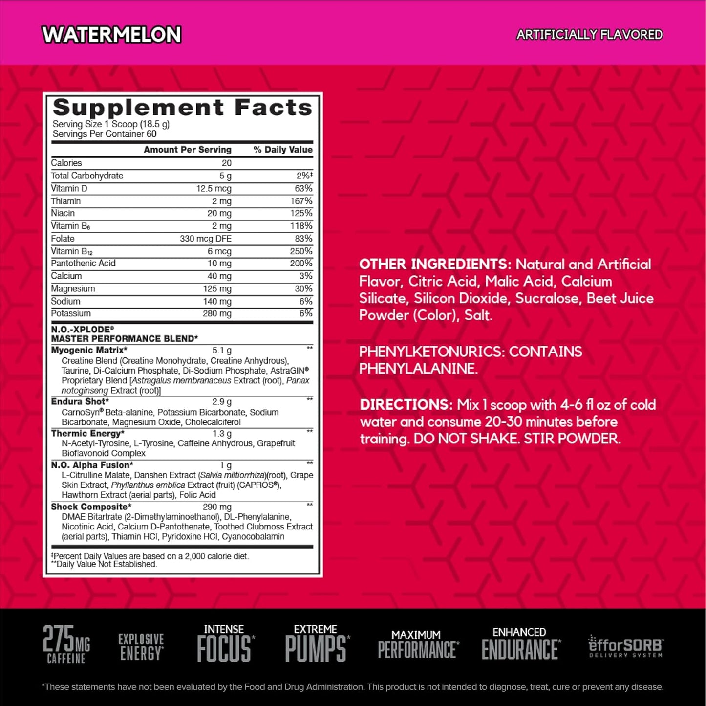 watermelon-flavored-bsn-no-xplode-pre-workout-powder-with-creatine-and-beta-alanine---60-servings-for-men-and-women-2