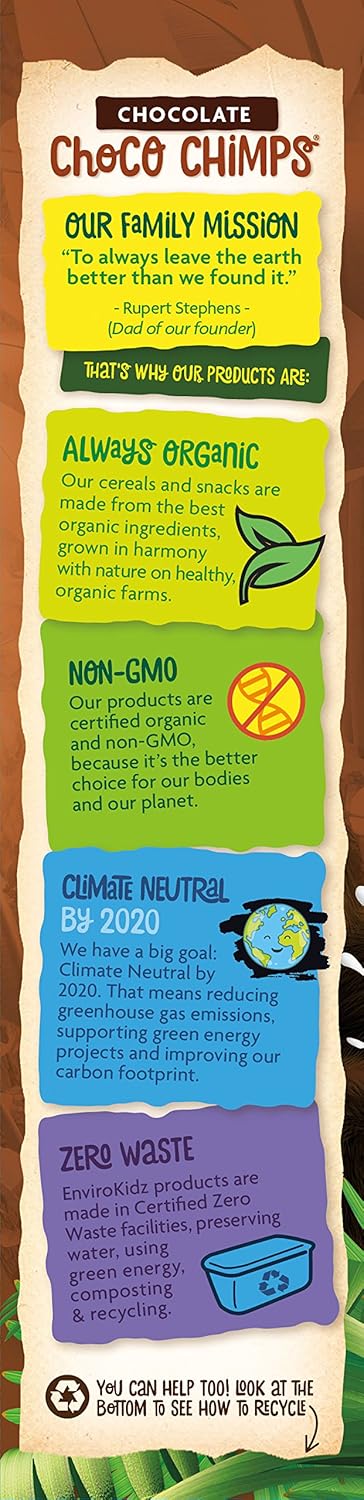 organic-gluten-free-choco-chimps-cereal-bundle-with-golden-spoon---10oz-x-4-pack---vegan-non-gmo-kid-friendly-supports-wildlife-conservation-rich-flavor-4