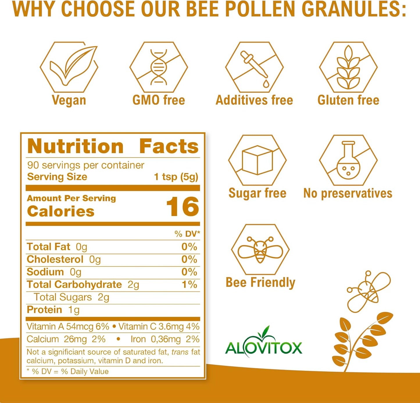 organic-bee-pollen-granules-for-bearded-dragons-8-oz-superfood-packed-with-antioxidants-protein-and-vitamins-100-pure-and-gluten-free-nutritional-yeast-4