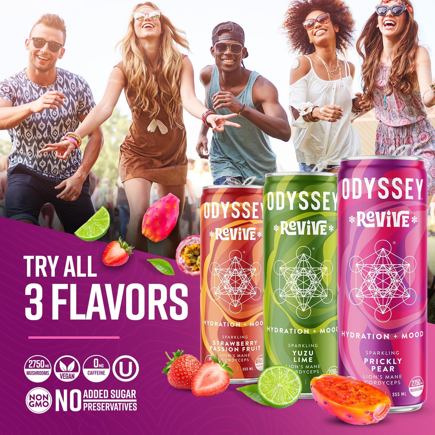 revive-sparkling-hydration-drink-with-theanine-lions-mane-cordyceps-electrolytes---caffeine-free-energy-vegan-non-gmo---prickly-pear-flavor-12-oz-12-pack-7