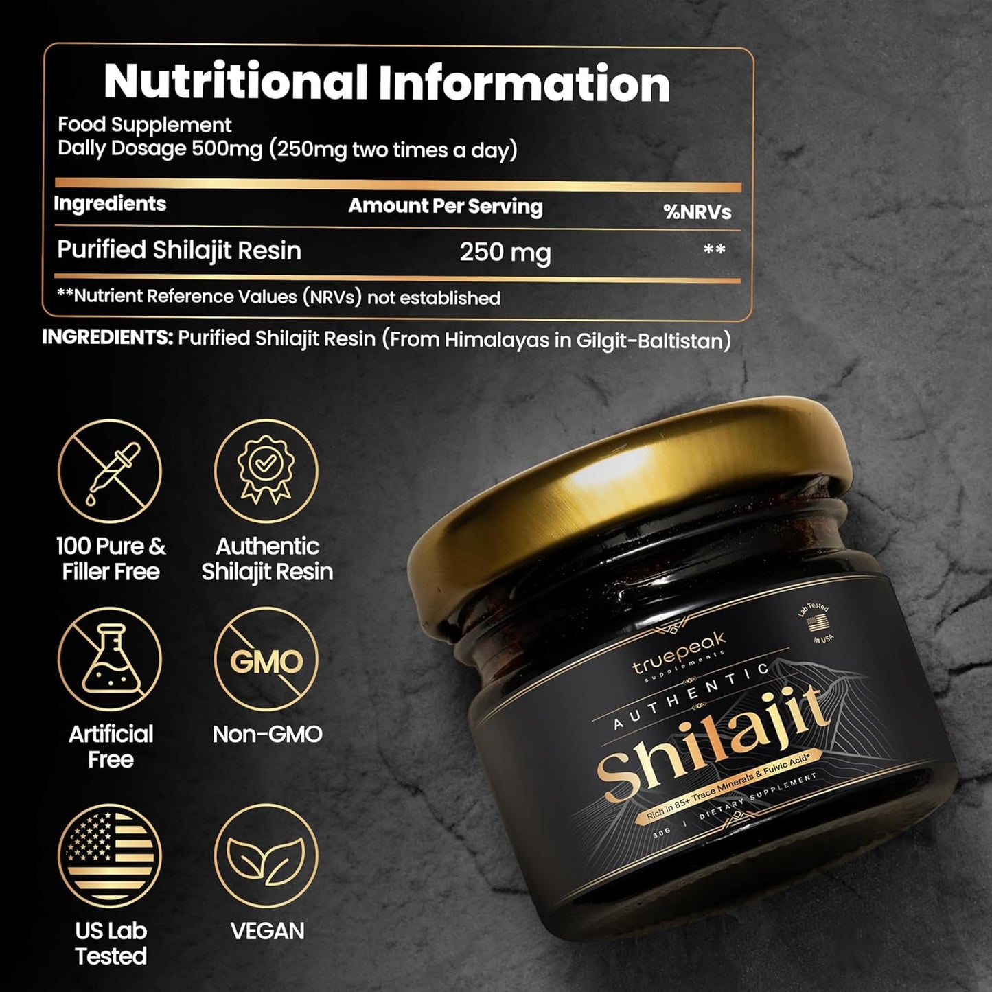 premium-truepeak-himalayan-shilajit-resin---gold-grade-500mg-max-potency-85-trace-minerals-fulvic-humic-acid-energy-immune-support-7