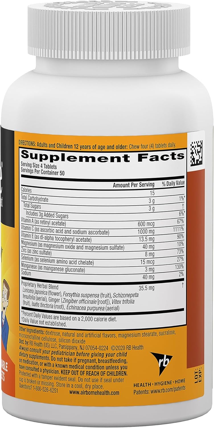airborne-1000mg-chewable-tablets-with-zinc---immune-support-supplement-with-antioxidants-a-c-e---200-citrus-flavor-tablets-12