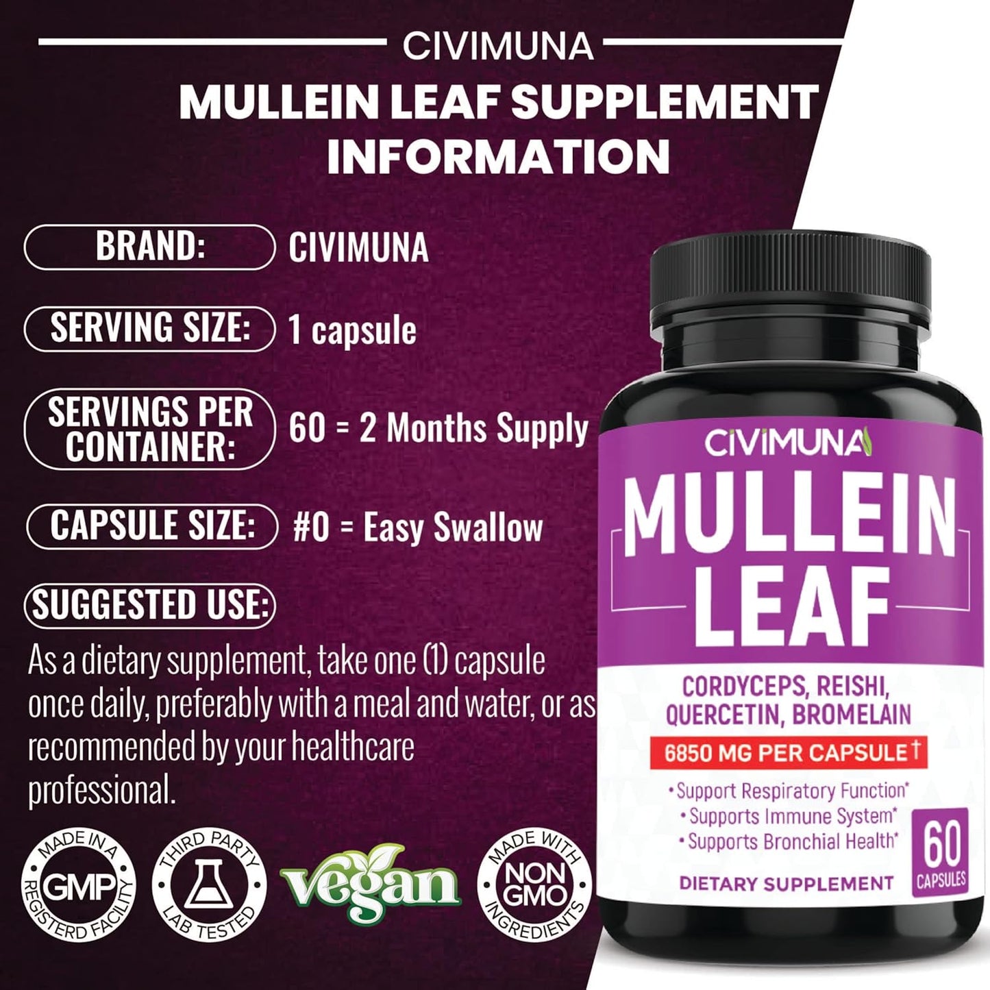 2-pack-civimuna-mullein-leaf-capsules---6850mg-with-cordyceps-and-reishi---4-month-supply-7