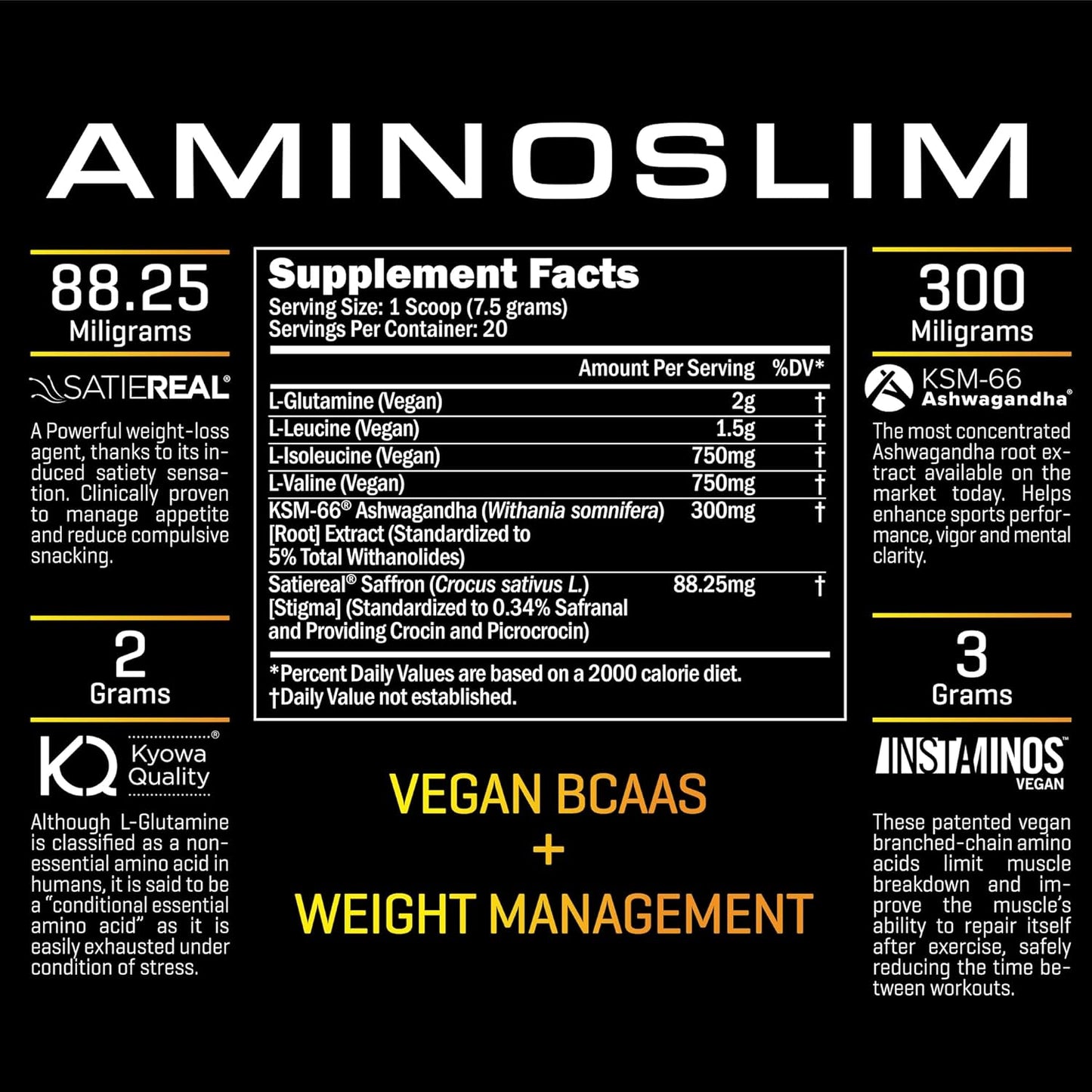 amino-slim-vegan-bcaa-weight-loss-drink-for-women---amino-acids-l-glutamine-powder-for-post-workout-recovery-fat-burning-appetite-suppressant-metabolism-booster-stress-relief-3