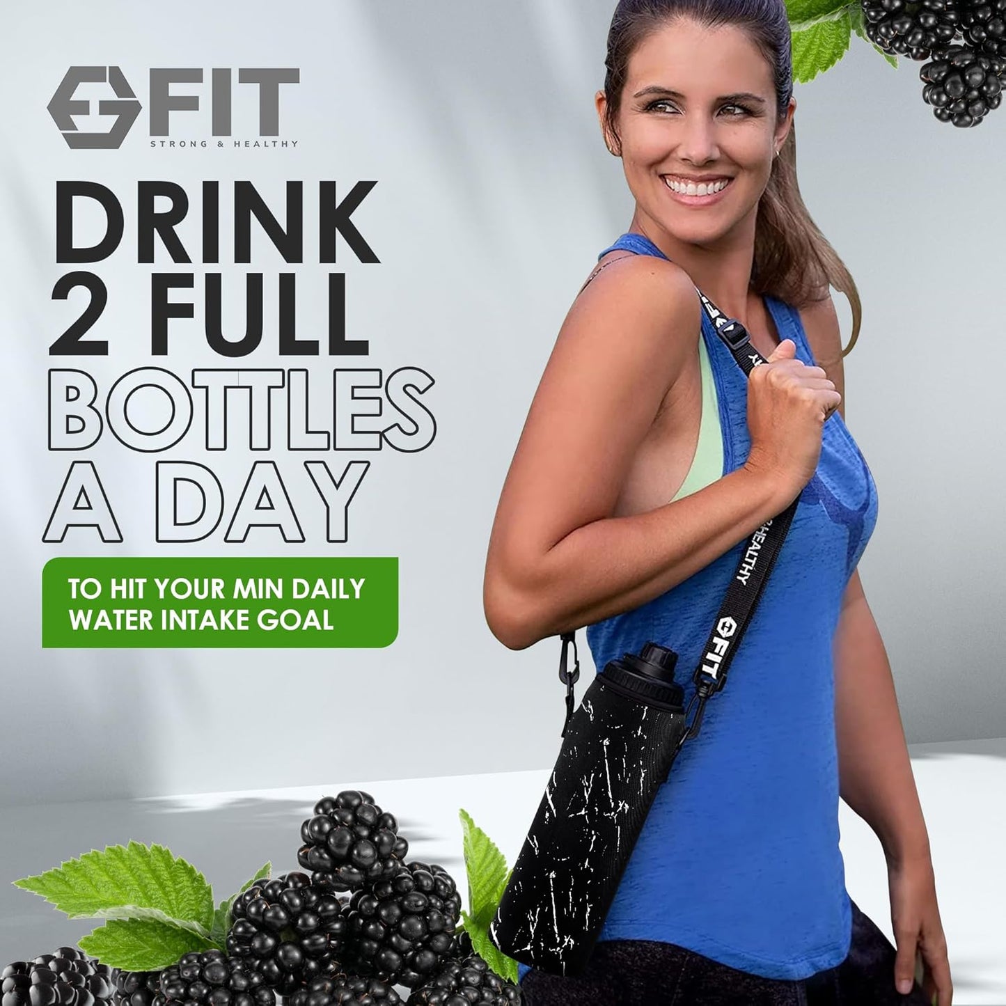 fit-strong-healthy-glass-meal-prep-containers-water-bottle-bundle---4-pack-32-oz-containers-straw-lid-time-marker-sleeve-holder-with-strap-9