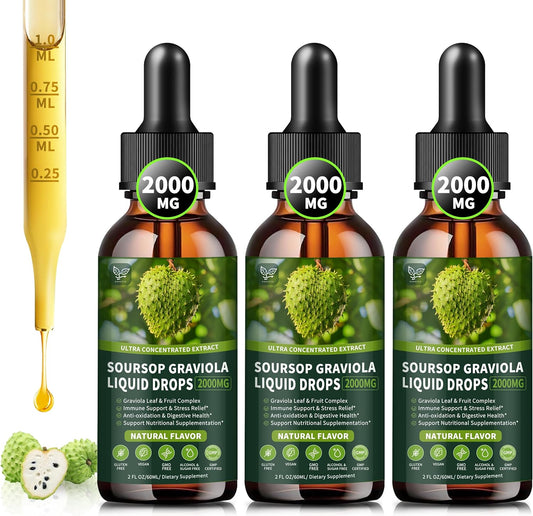 3-pack-of-hudetex-soursop-graviola-liquid-drops---2000mg-98-absorption---cell-support-immune-boost-liver-health---herbal-goodness---soursop-bitters---liquid-sugargluten-free---natural-flavor---6-fl-oz-1