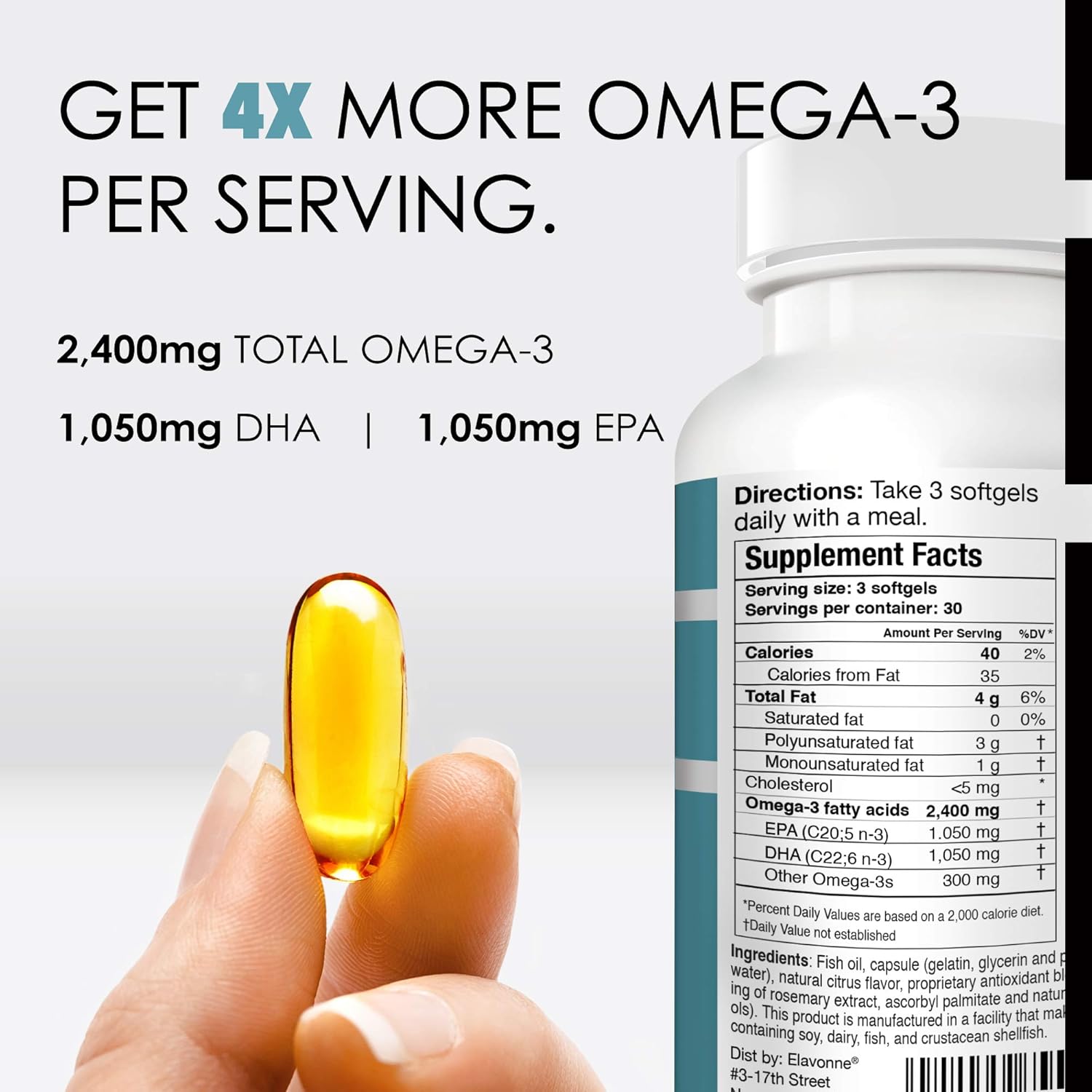 premium-elavonne-norway-omega-3-fish-oil-softgels---2400mg-90ct---triple-distilled-high-concentration-epa-dha-wild-caught-burpless---supports-skin-hair-joints-heart-health-2