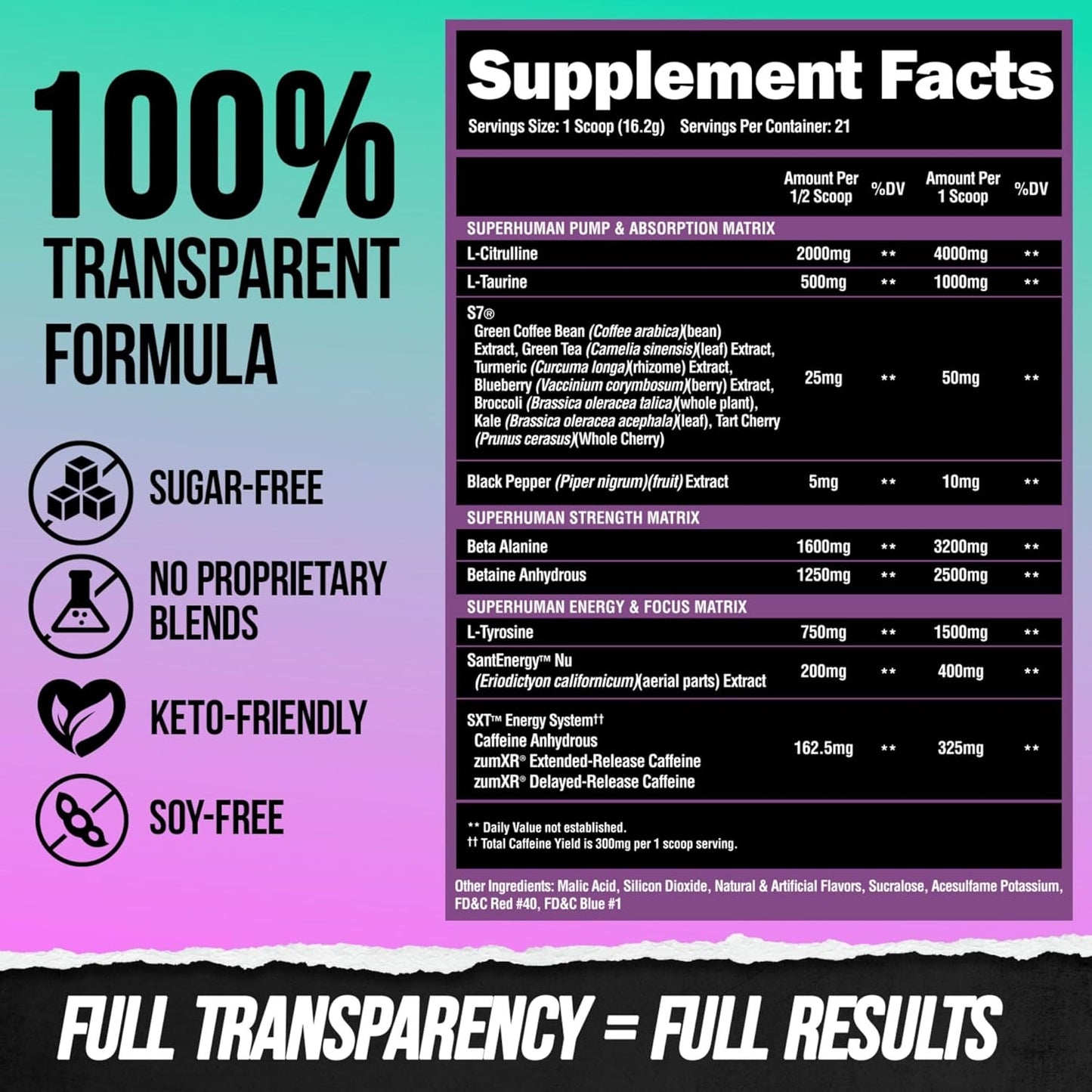 superhuman-pre-workout-powder-with-beta-alanine-tri-source-caffeine-for-energy-focus-and-pump---grapezilla-21-servings-5