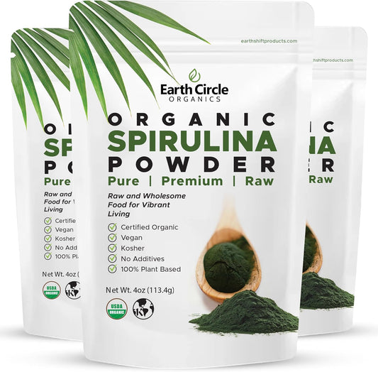 earth-circle-organics-spirulina-powder---kosher-raw-non-irradiated-pure-vegan-protein-premium-superfood-rich-in-amino-acids-antioxidants---12-ounces-3-pack-1