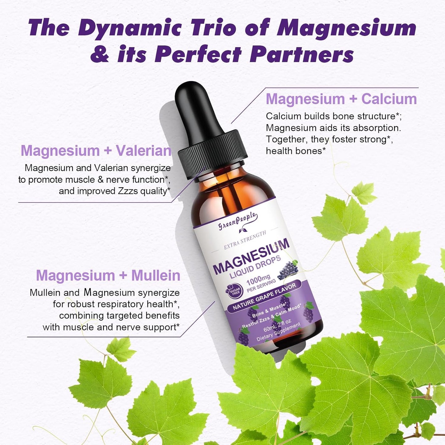greenpeople-magnesium-glycinate-liquid-drops---1000mg-5-types-liquid-magnesium-complex-with-d3-k2-b6---bone-muscle-support---sugar-free-grape-flavor---2fl-oz-6