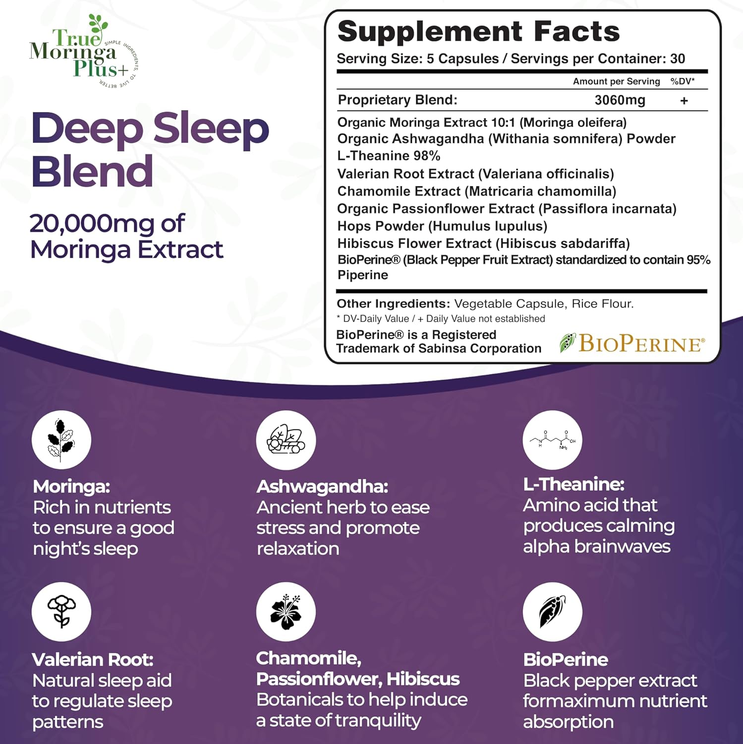 organic-moringa-sleep-support-supplement-with-chamomile-passion-flower-valerian-root-hibiscus---natural-aid-for-relaxation---150-capsules-20000mg-2