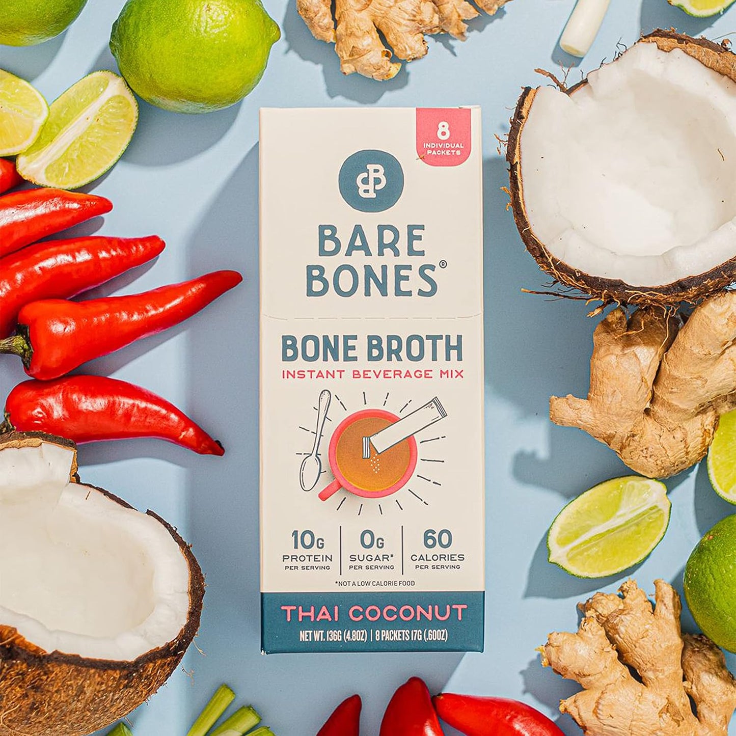 bare-bones-bone-broth-instant-powdered-mix-thai-coconut-flavor-pack-of-4-sticks-10g-protein-per-serving-keto-paleo-friendly-2