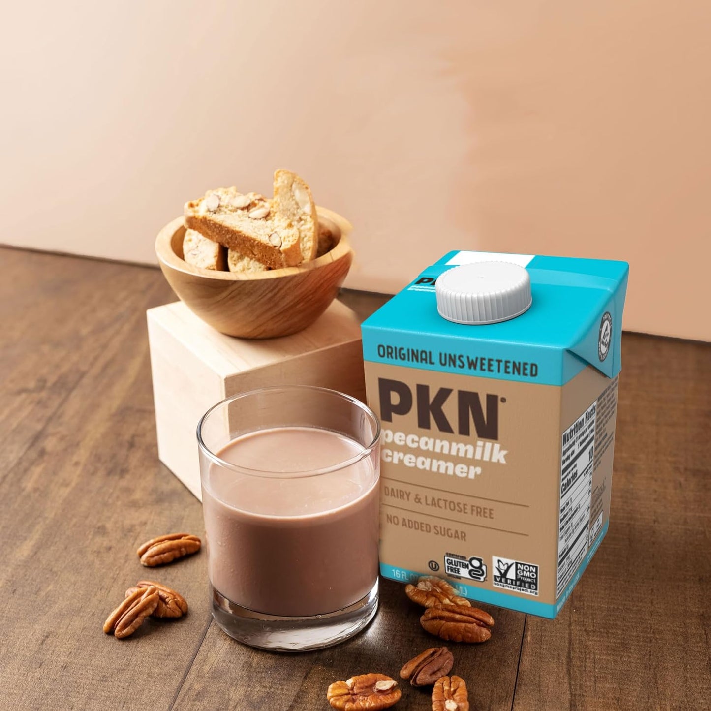 PKN Original Pecan-Based Non Dairy Coffee Creamer, Plant-Based Nut Milk Alternative, 2-Pack Variety, No Added Sugars, GMOs, or Lactose - Espot.com.au