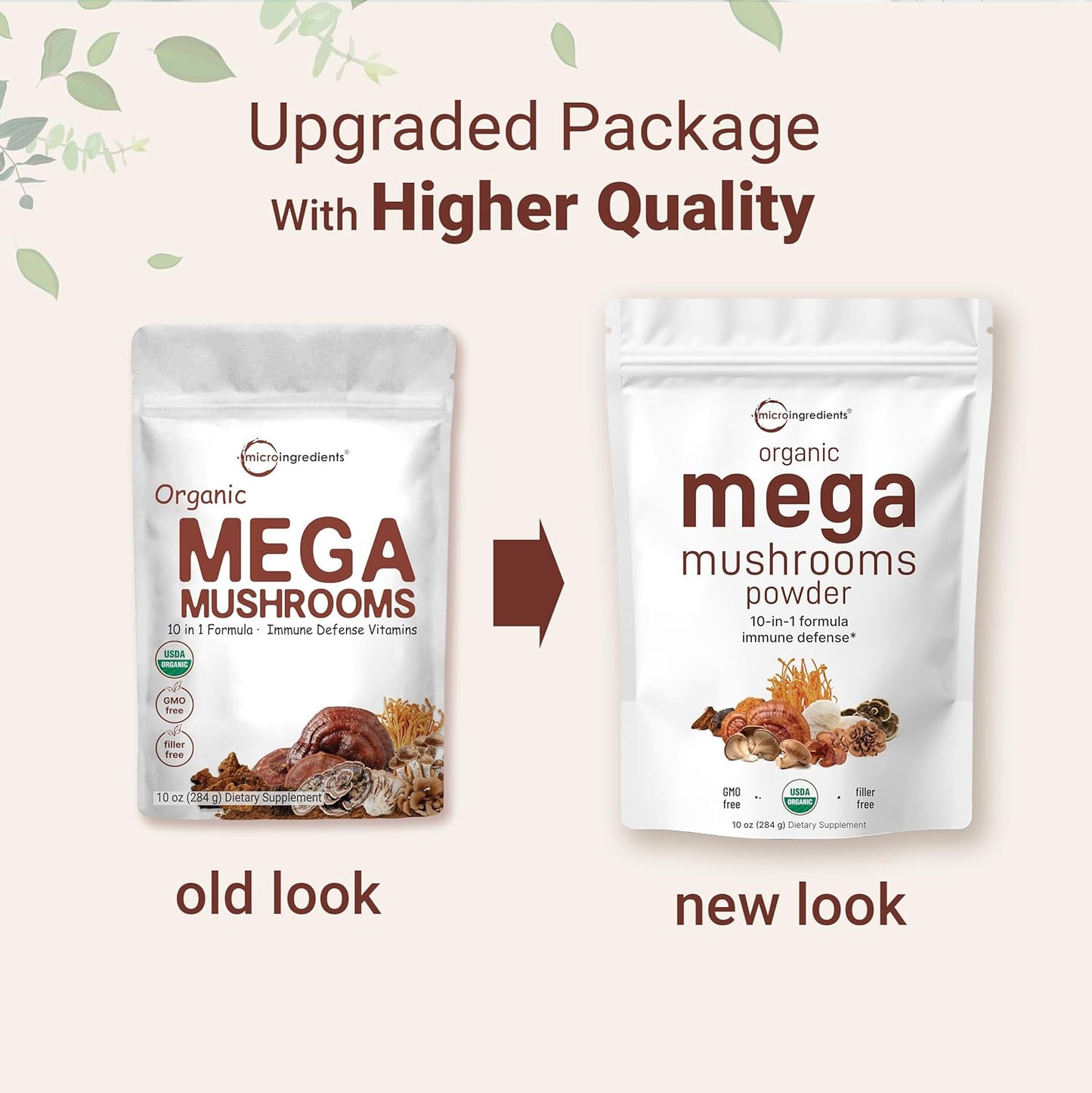organic-mega-mushroom-10-in-1-complex-formula-powder---immune-system-booster---10oz-284-days-supply---chaga-lions-mane-cordyceps-reishi-more---vegan-filler-free-4