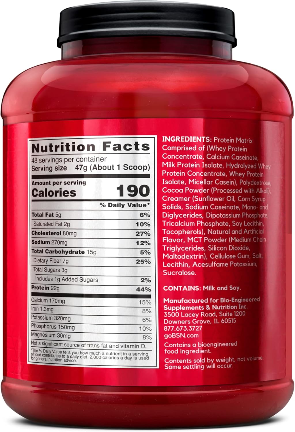 bsn-syntha-6-chocolate-cake-batter-whey-protein-powder---48-servings---milk-protein-isolate---micellar-casein-blend---packaging-varies-7
