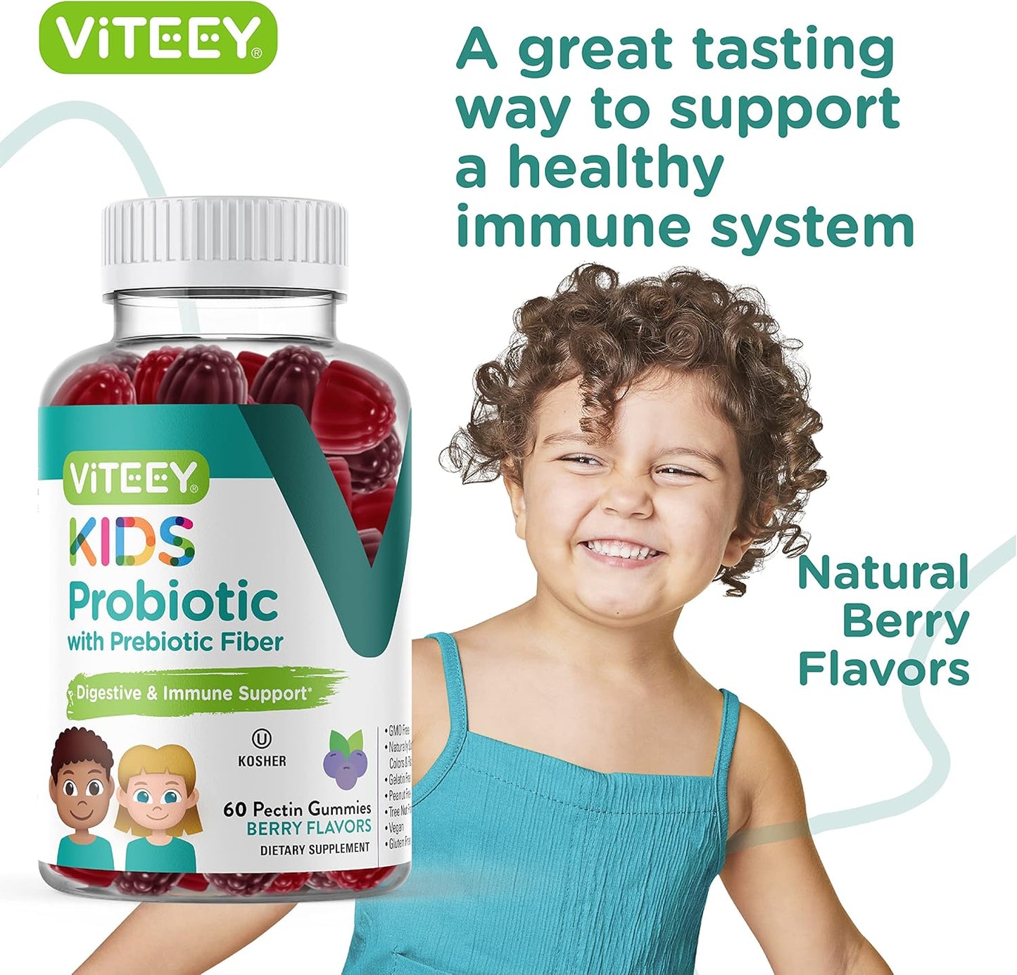 kids-probiotic-gummies-with-prebiotics-fiber---2-billion-cfus---digestive-gut-health-support---vegan-berry-flavored-chewables-6