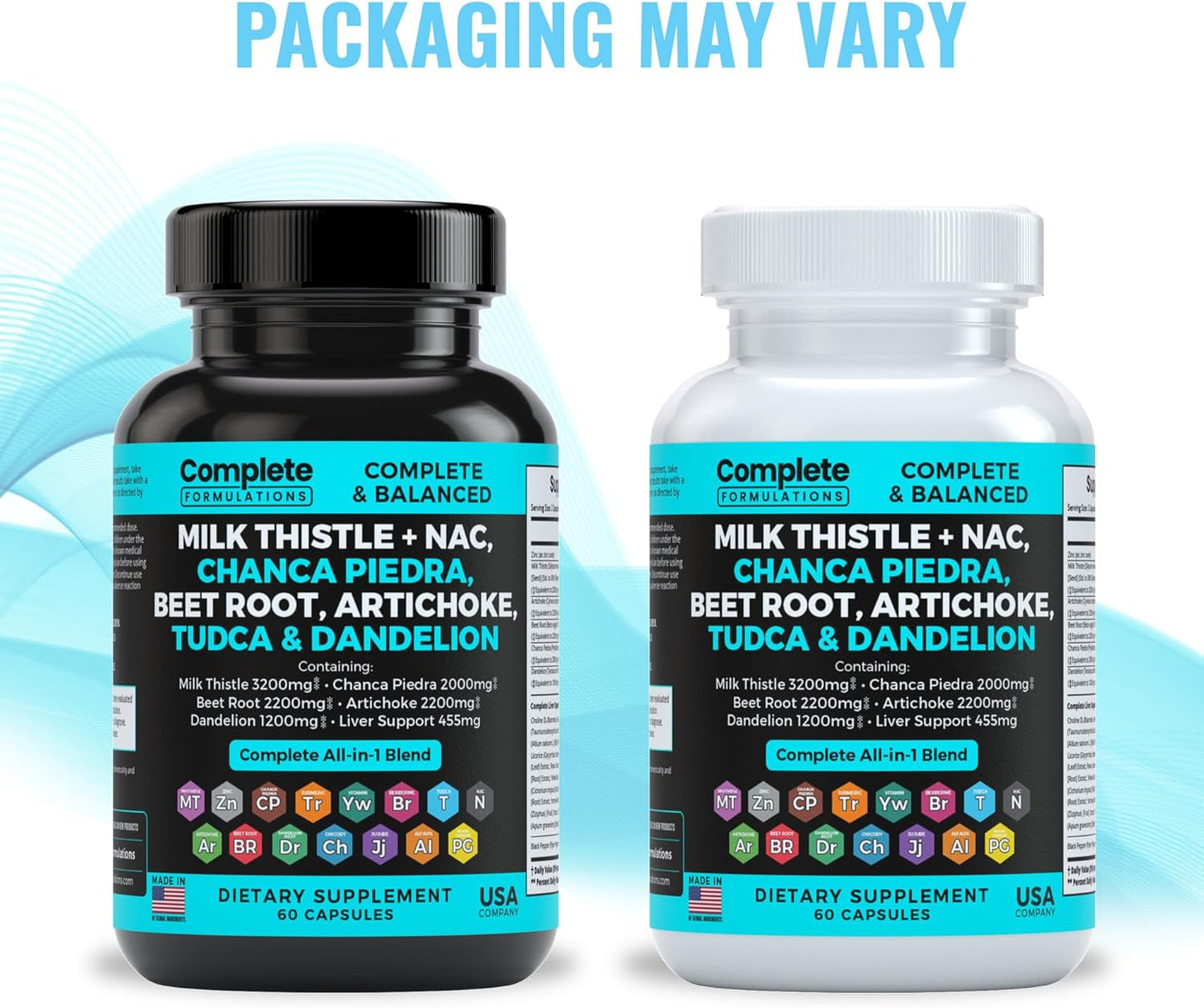 Liver Support Supplement with Milk Thistle, NAC, Dandelion Root, Beet Root, Artichoke, Chanca Piedra, TUDCA | 60 Capsules - Espot.com.au