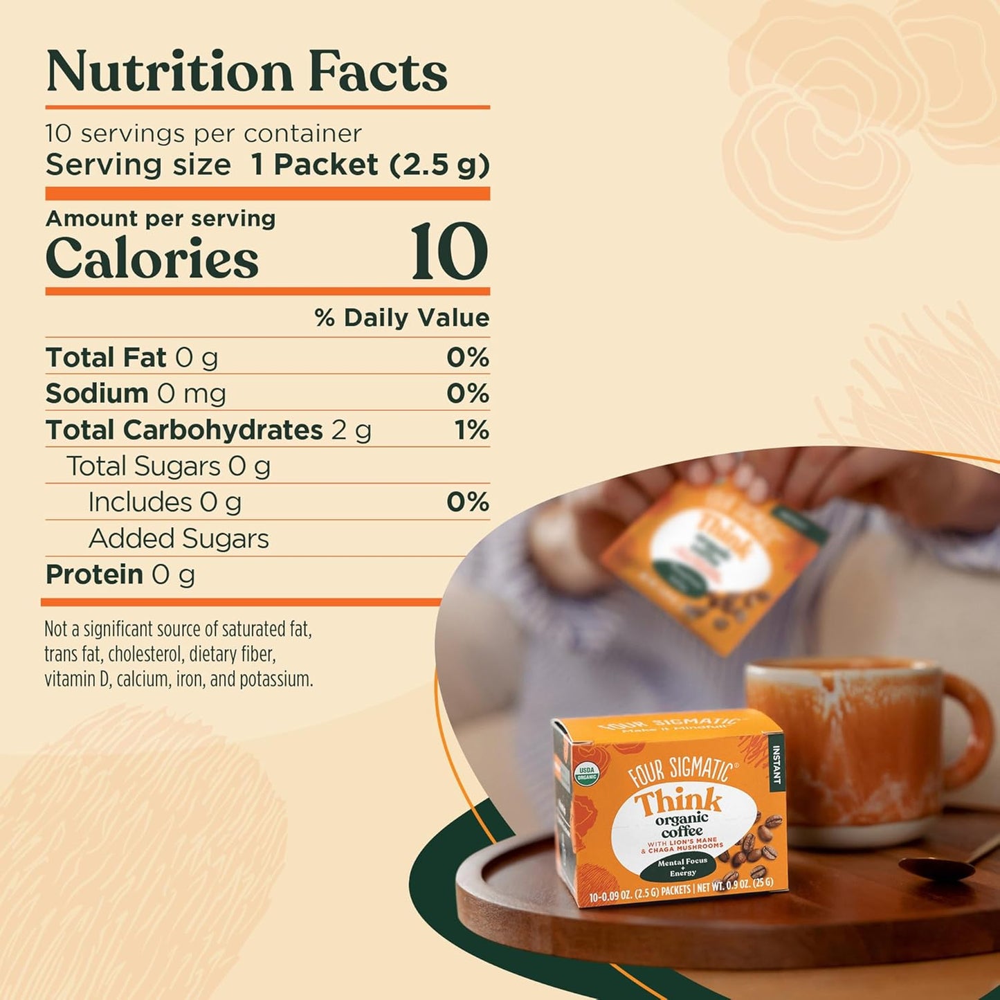 four-sigmatic-organic-instant-coffee-powder-with-lions-mane-chaga-and-rhodiola---mushroom-coffee-mix-for-focus-and-immune-support---10-packets-3